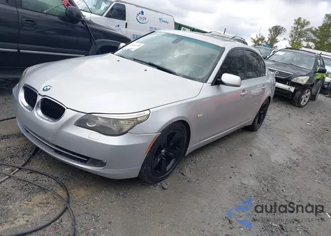 2008 BMW 528I z USA, uszkodzony, nr VIN WBANU53508CT02619